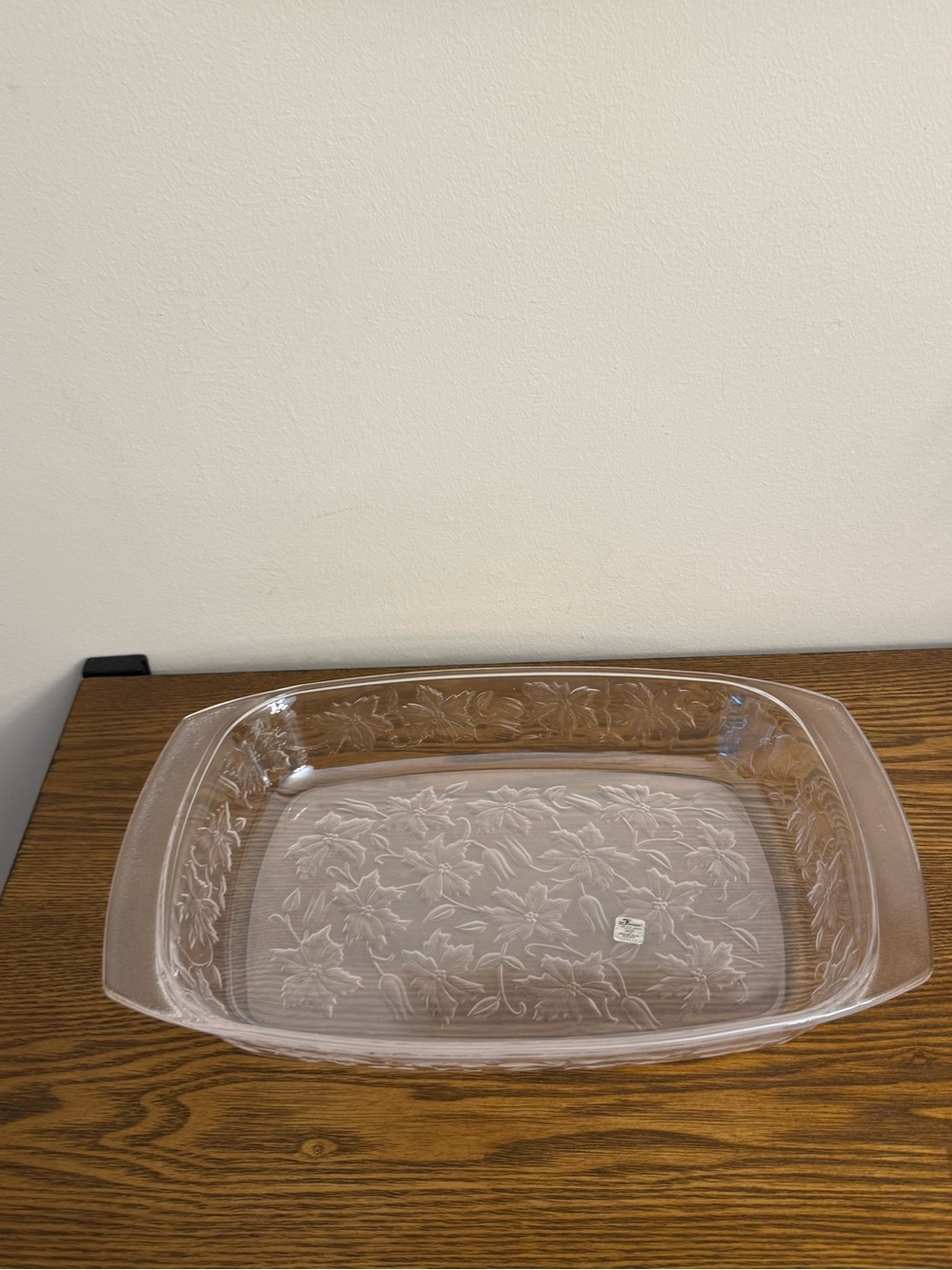 Vintage Princess House Fantasia Crystal Baking Dish #531 EUC